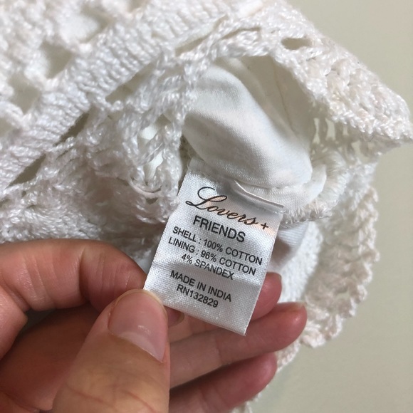 Lovers + Friends Crochet Scallop Trim Shorts - Picture 7 of 7